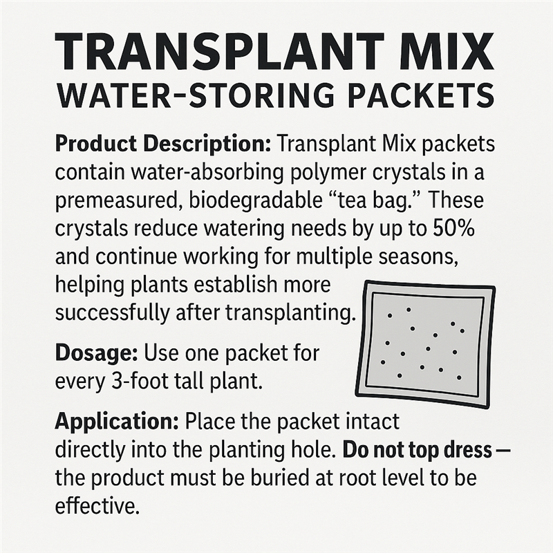 Transplant Mix Instructions
